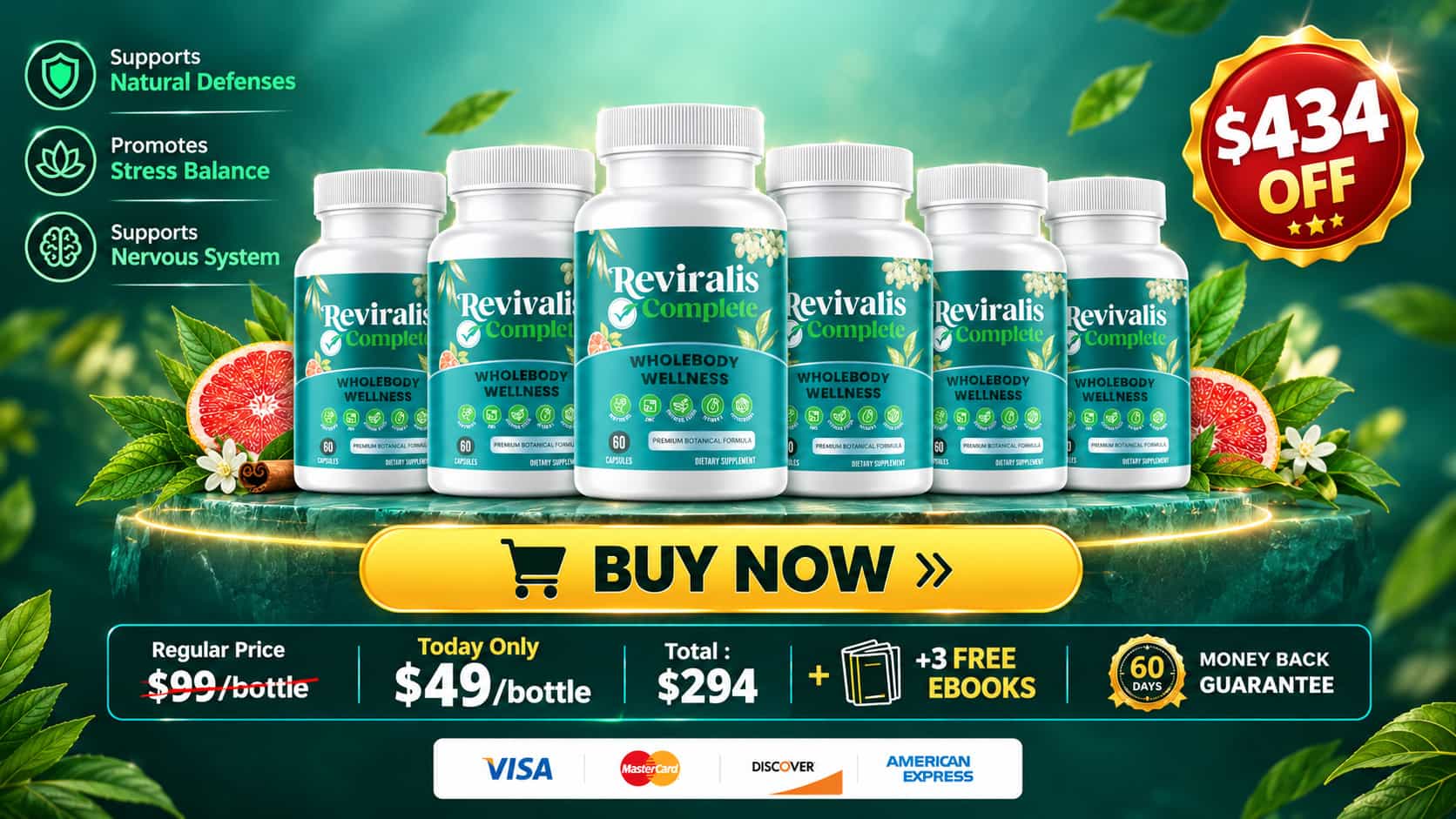 Reviralis Complete 6 bottles buy